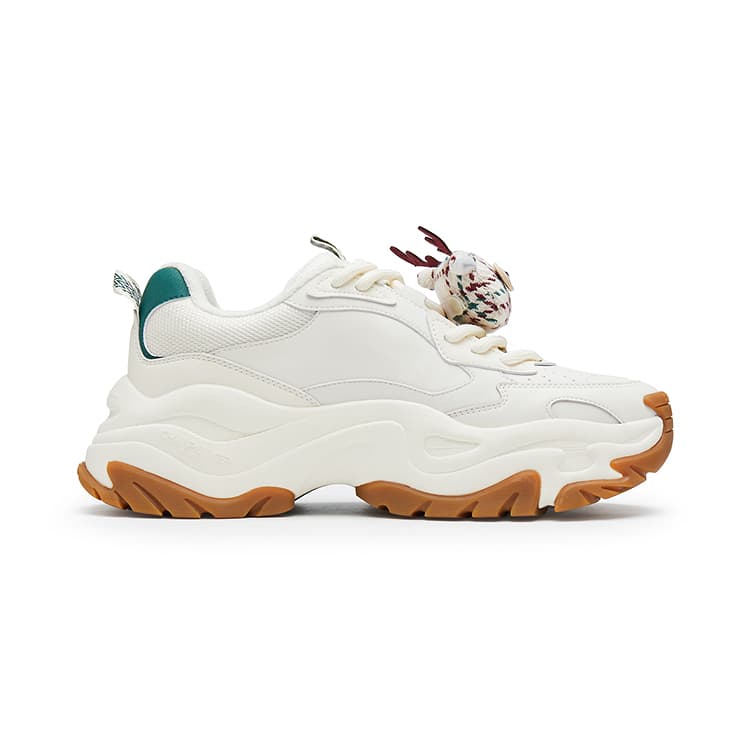 Кроссовки Champion Low Top Massive Sneakers Мужские Молочно-белый Team Красный - изображение 2