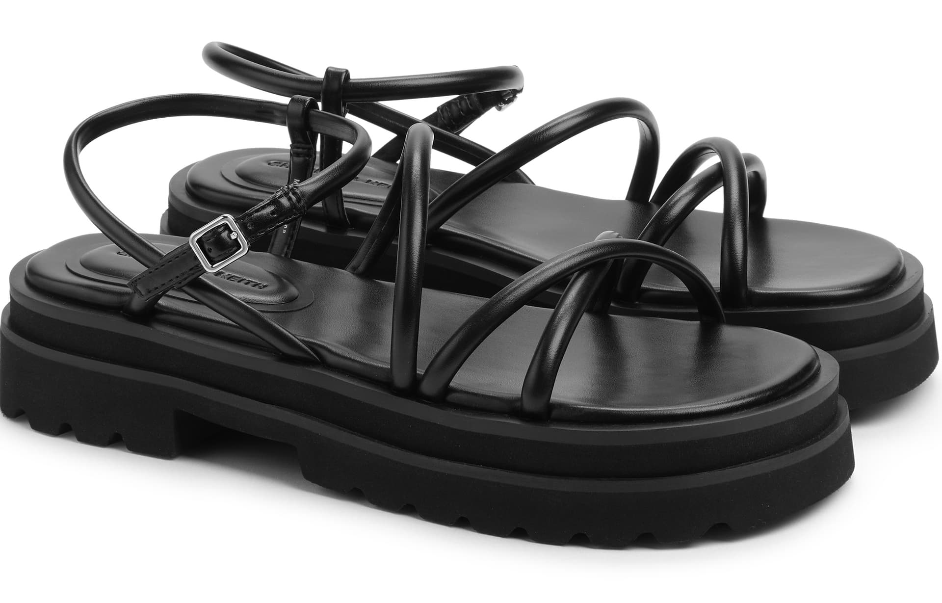 Шлёпанцы CHARLESKEITH ck EVAPU 4.1cm SilverBeigeBlack - изображение 2