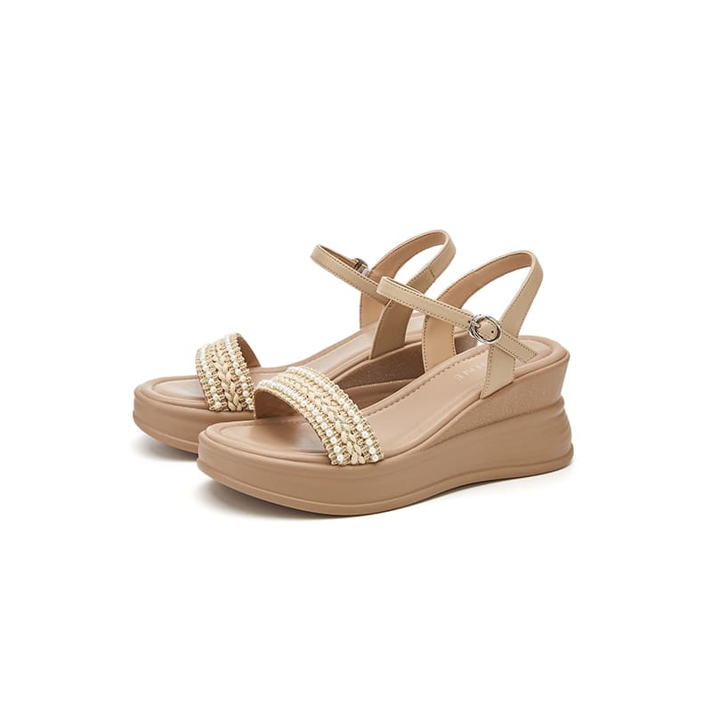 Шлёпанцы DAPHNE One Шнуровки Сандалии 7CM Женские - изображение 3
