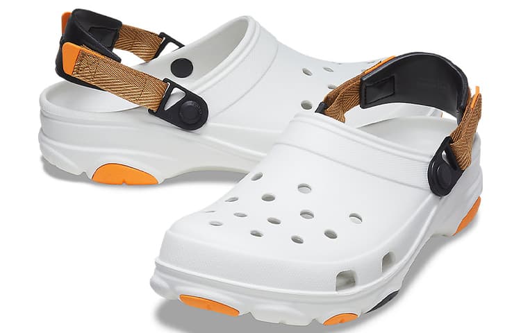 Сабо Crocs Classic Clog White Orange - изображение 6