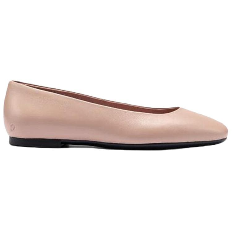 Тапочки Ecco Dance Joy Collection Овчина Повседневная обувь 1 см Женская Телесного цвета - изображение 2