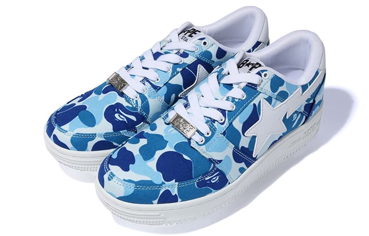 Кроссовки A BATHING APE ABC Camo Bape Sta Low Blue - изображение 3