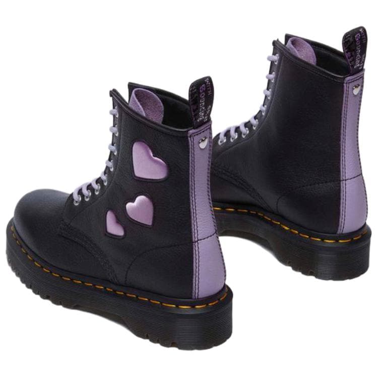 Ботинки Dr.Martens Текстиль Коровья кожа Короткие армейские ботинки Женские Черный - изображение 5