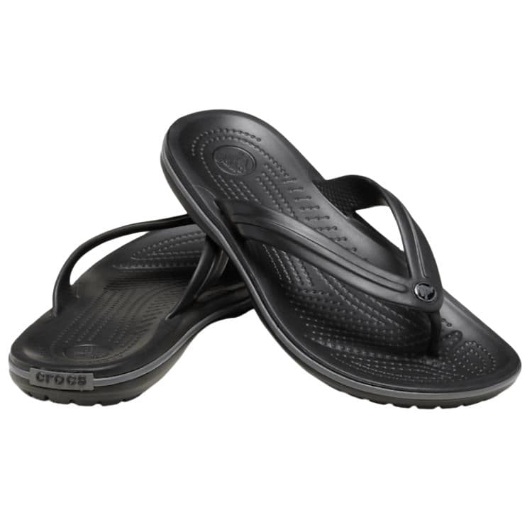 Шлёпанцы Crocs Crocband Быстросохнущие Шлепанцы Унисекс Черные - изображение 3