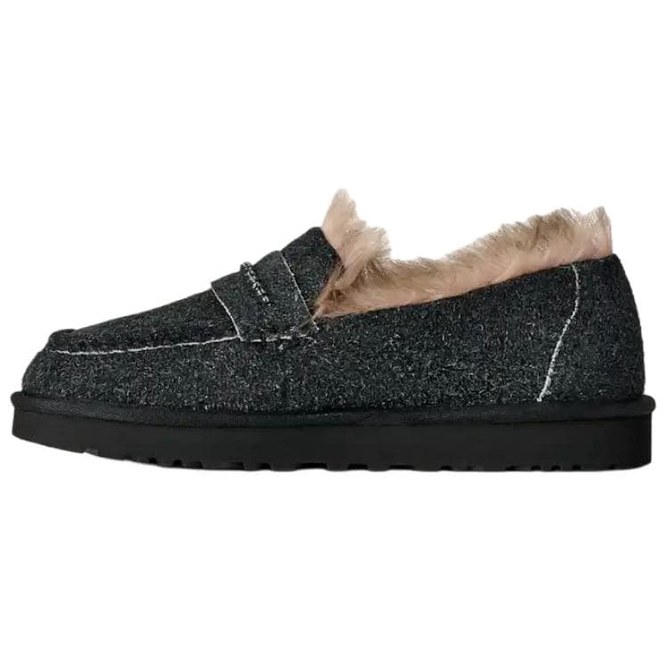 Лоферы UGG Ellis Artificial Suede Loafers Женские Черные - изображение 2