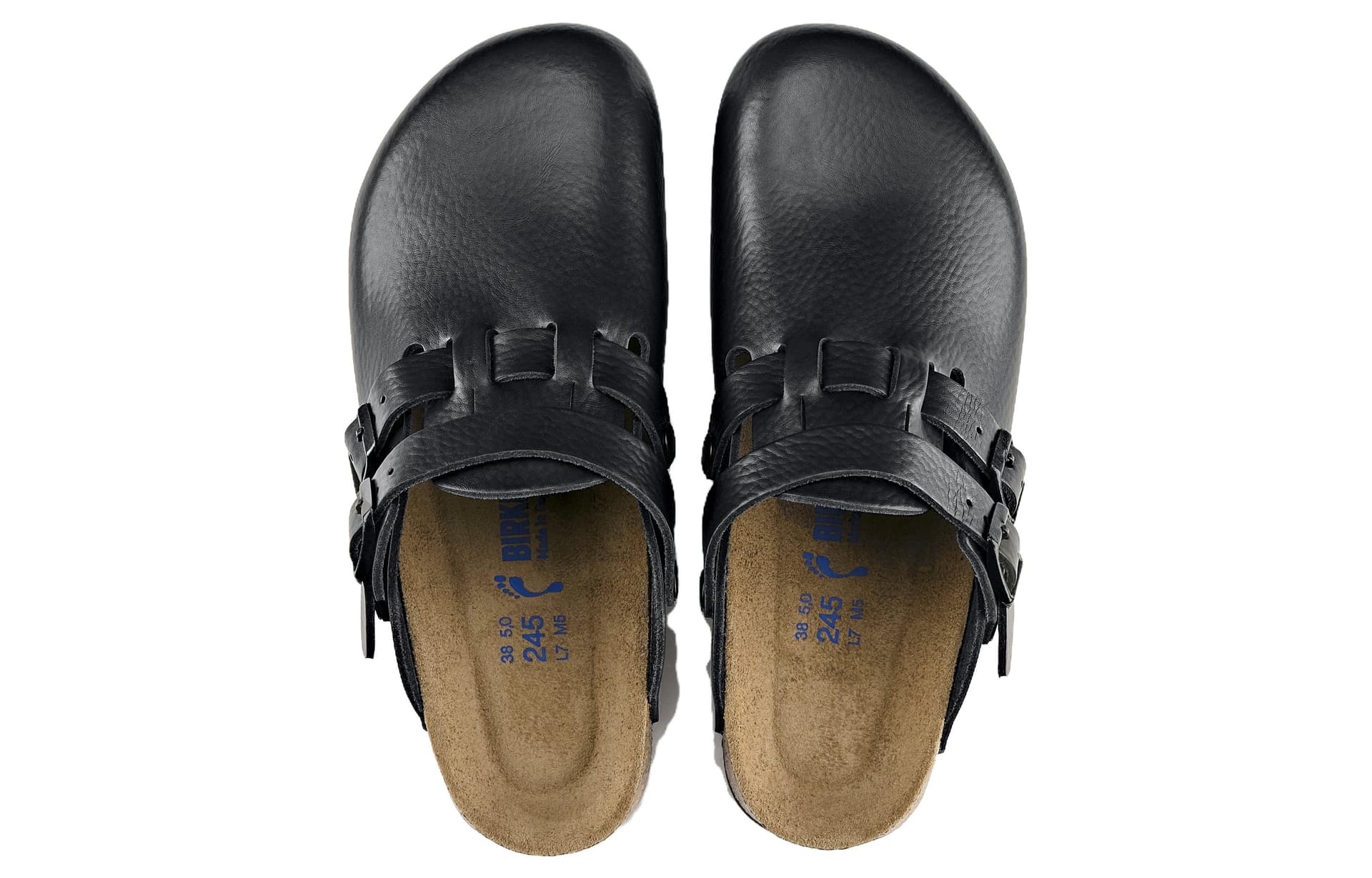 Сандалии Birkenstock Kay SL Мягкие и Комфортные Закрытые Тапочки Унисекс Черные Узкие - изображение 4