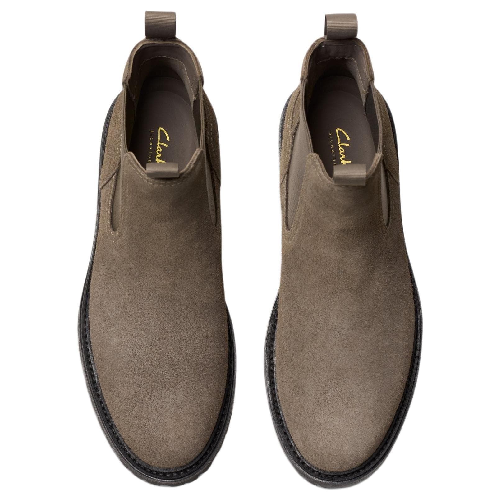 Ботинки челси Clarks Короткий Челси Мужской Серый - изображение 4