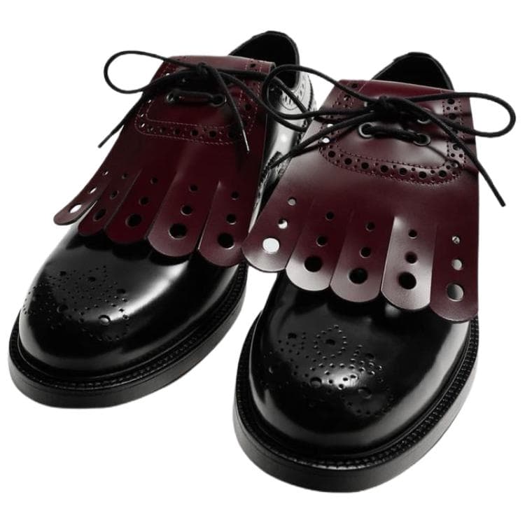 ZARA X Harry Lambert Мужские туфли из коровьей кожи черные - изображение 3