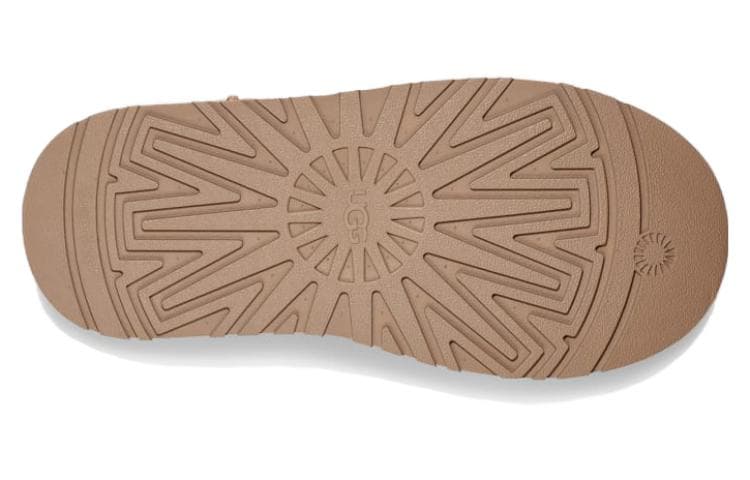 Сапоги UGG Высокие ботильоны женские коричневый белый красный - изображение 4