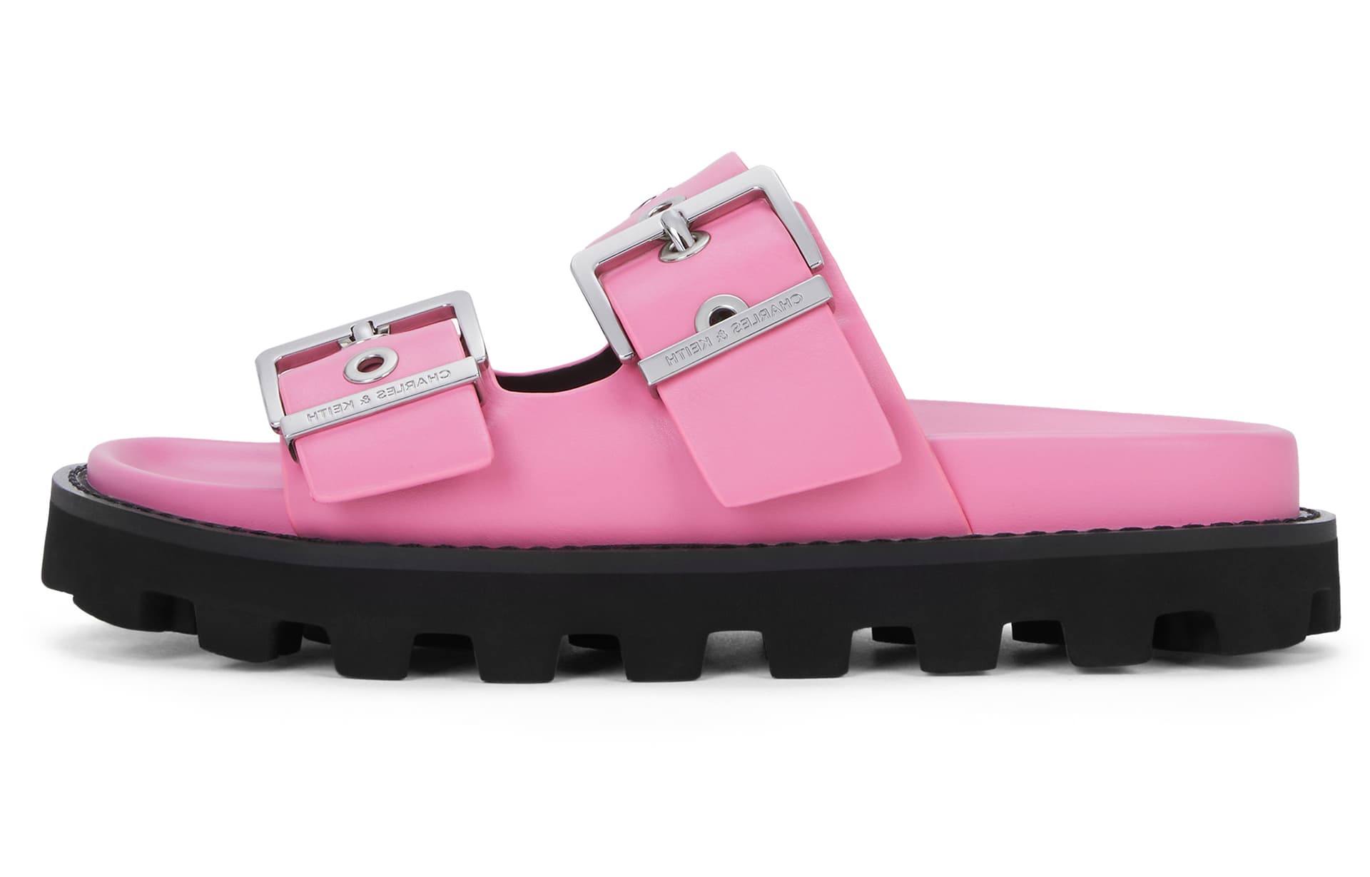 Сандалии CHARLESKEITH ck PU 2.2cm BlackWhitePink - изображение 1