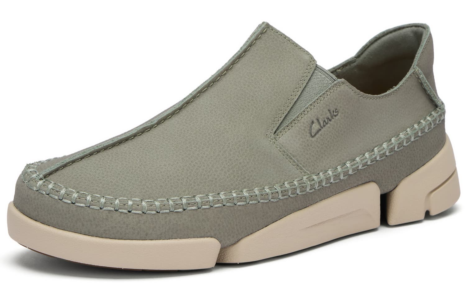 Clarks Коровья кожа Мужские повседневные туфли Мужской Зеленый - изображение 2