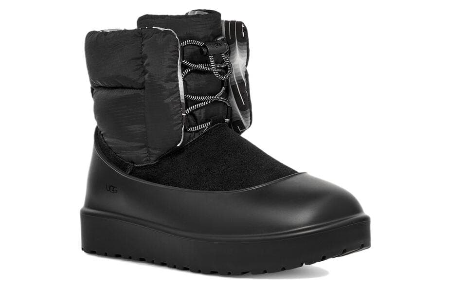 Сапоги UGG Classic Waterproof Short Boots Black - изображение 3