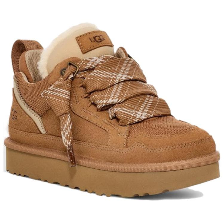 Кроссовки UGG Lowmel Сетчатая ткань замша удобный низкий топ повседневная обувь женский темно-желтый - изображение 3