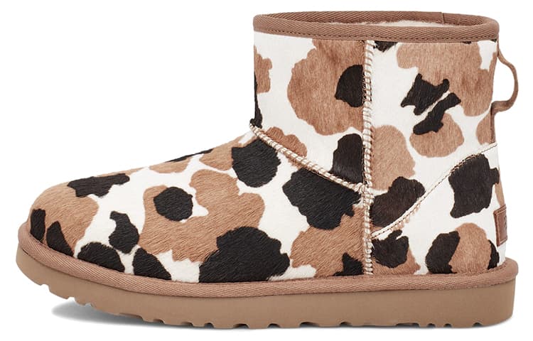 Ботинки зимние UGG Classic Mini Cow Print - изображение 1