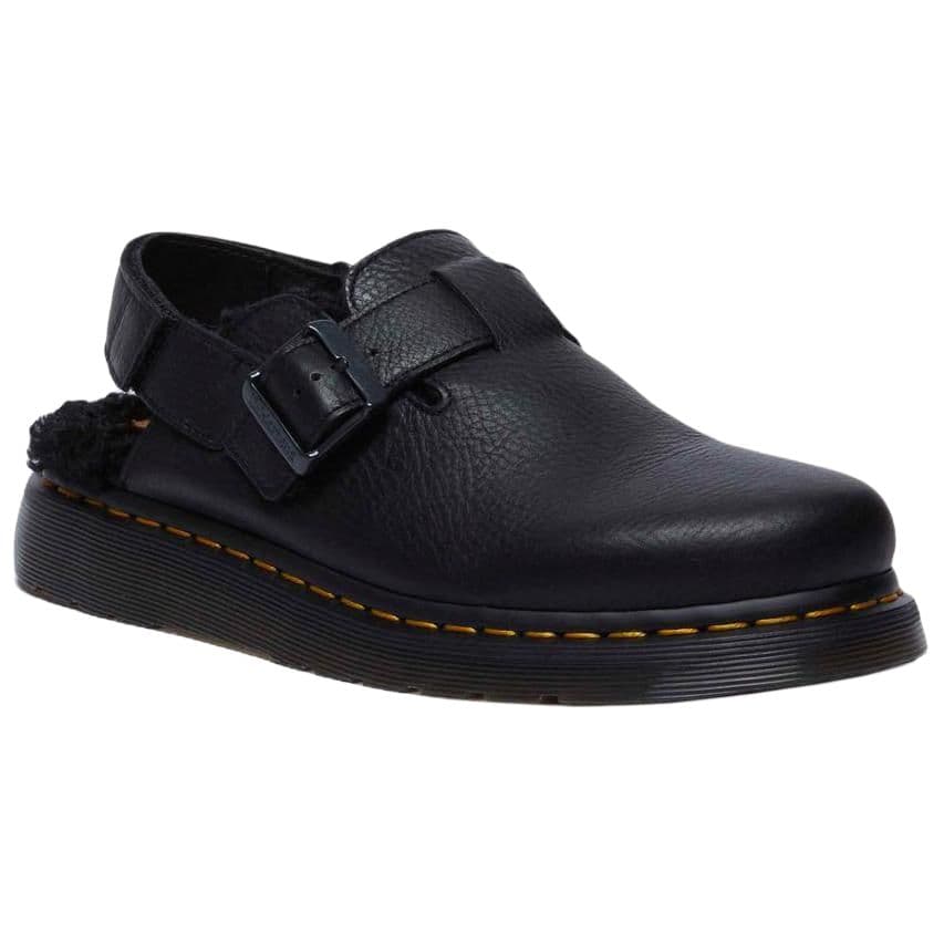 Кроссовки Dr.Martens Кожа Низкие Повседневные Туфли Унисекс Черные - изображение 3