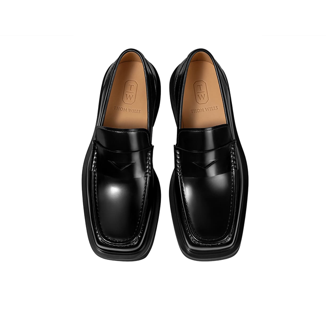 Кроссовки THOM WILLS Модный тренд Британский стиль Slip-On Повседневная обувь Мужская Черная - изображение 3