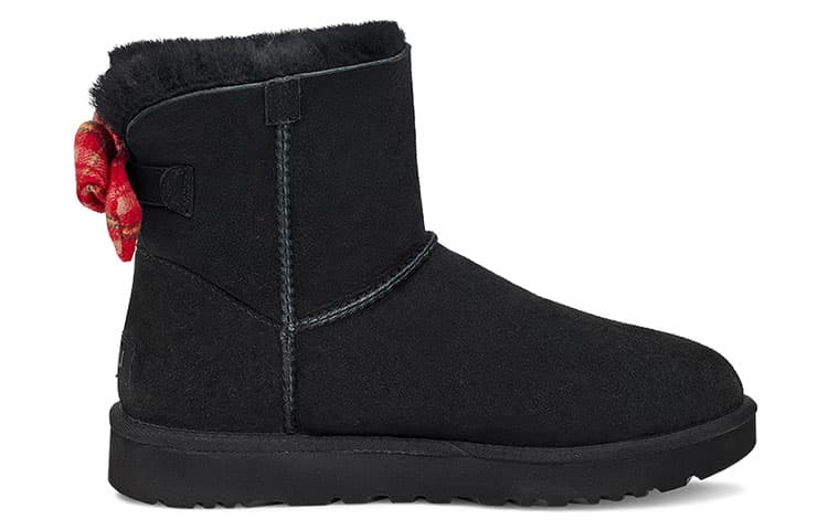 Ботинки зимние UGG Bailey Bow Plaid Ribbon - изображение 2