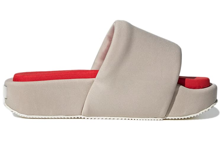 Сандалии Y-3 Slide Grey Red - изображение 2