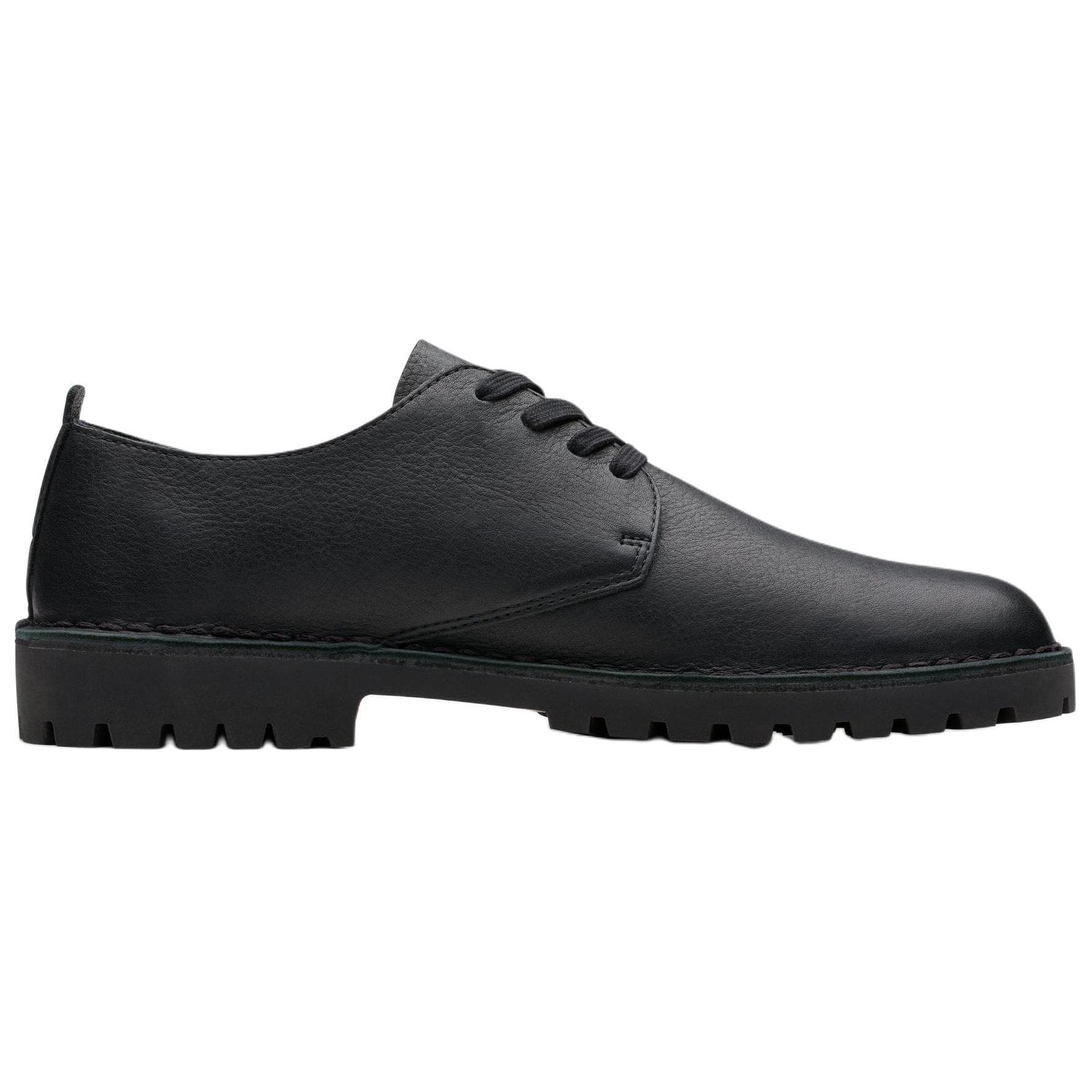 Ботинки Clarks Кожа Повседневная Обувь Мужская Черная - изображение 2
