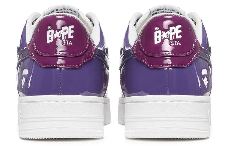 Кроссовки A BATHING APE STA Purple White - изображение 4