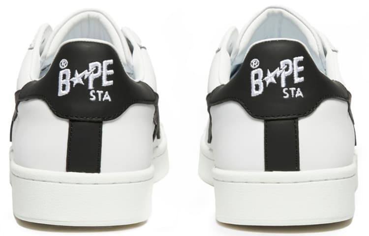 Кроссовки A BATHING APE SKULL STA Low White Black - изображение 3