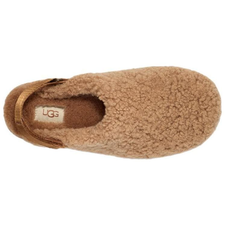 Сандалии UGG Модный Удобный С флисовой подкладкой мюли противоскользящие домашние тапочки для женщин коричневый - изображение 5