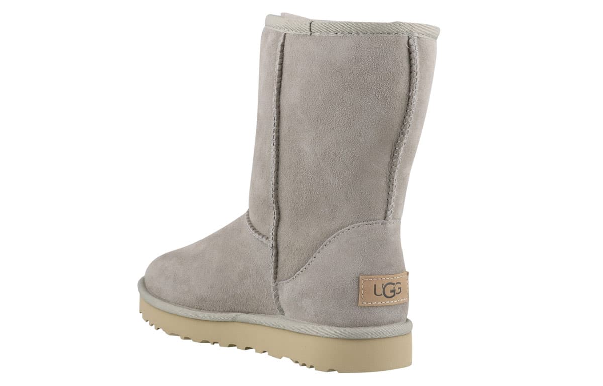 Ботинки зимние UGG Classic Short II Gray White - изображение 5