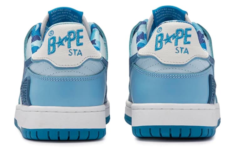Кроссовки A BATHING APE SK8 STA Blue - изображение 4
