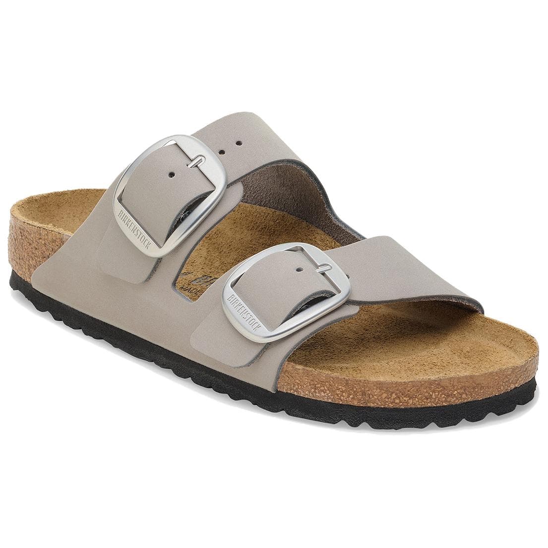 Сандалии Биркенсток Arizona Дышащая Обувь Birkenstock Женская Лаймово-Серый Узкий Версия - изображение 3