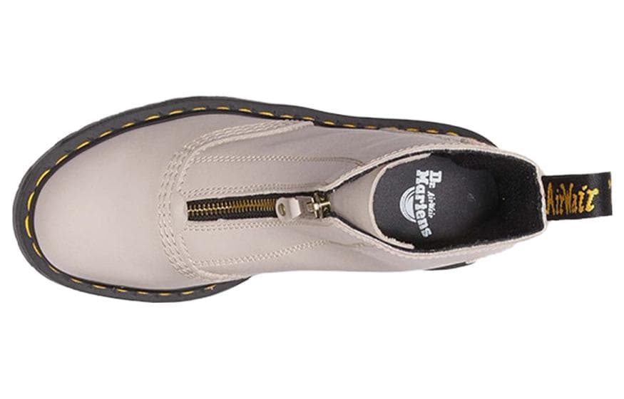 Сапоги Dr.Martens Женские ботильоны из кожи цвет абрикос - изображение 3