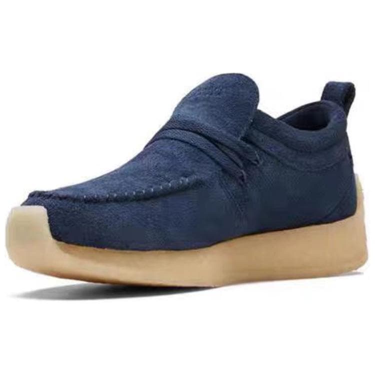 Ботинки Clarks Мужская повседневная обувь, низкий топ, синий, мужской - изображение 4