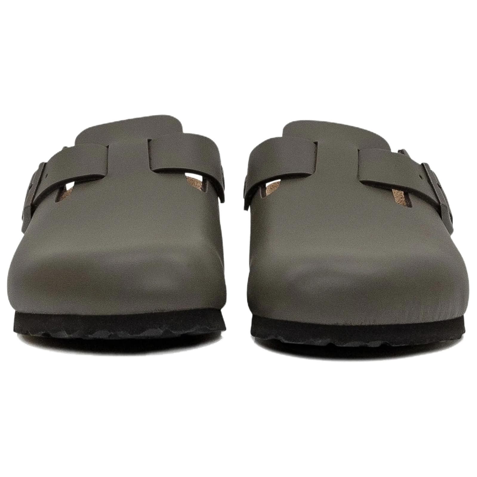 Сандалии Birkenstock x Boston Унисекс Домашние тапочки с закрытым носом Узкая версия Темно-зеленый - изображение 2