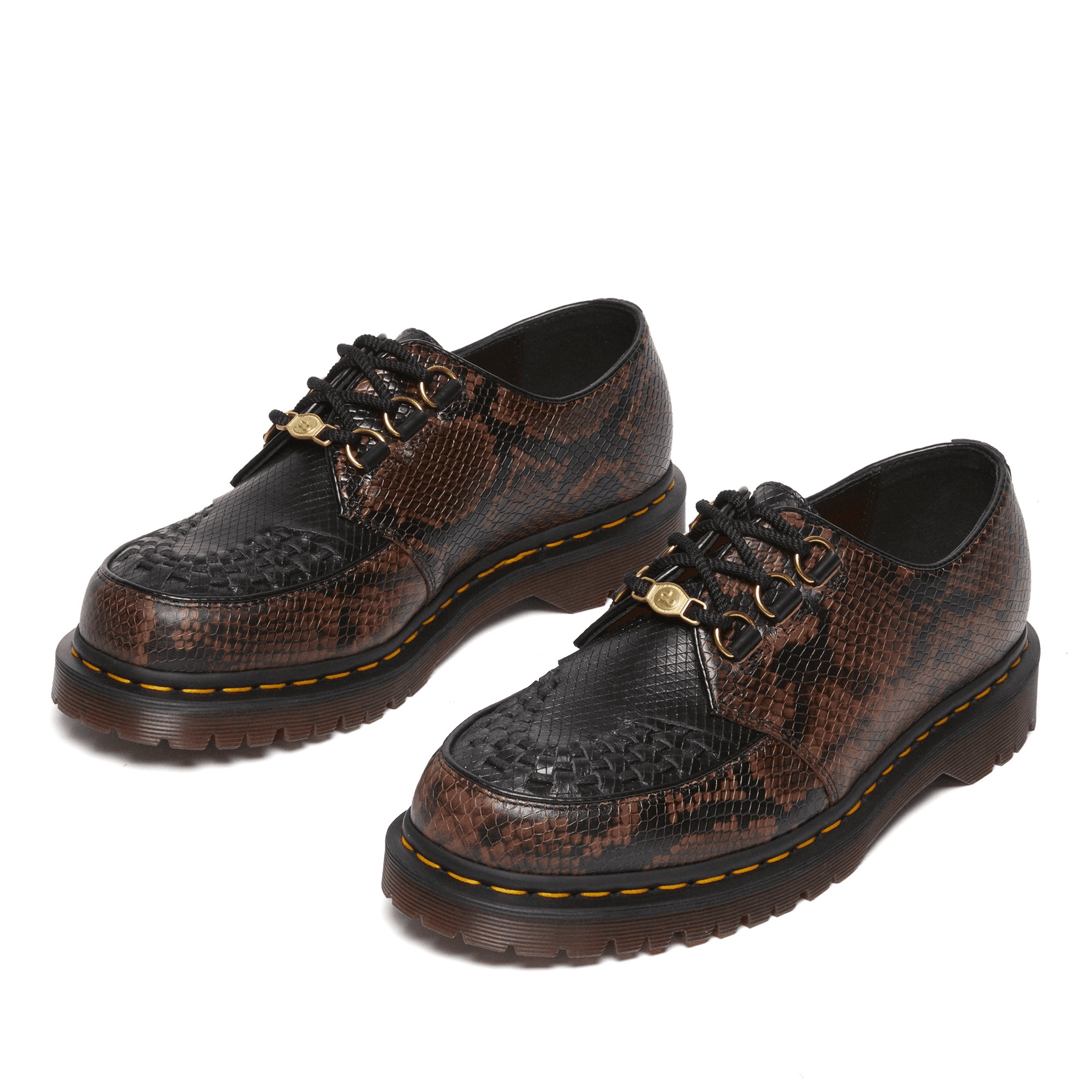 Dr.Martens Корова Кожа Повседневная Обувь Мужская Темно-Коричневая - изображение 3