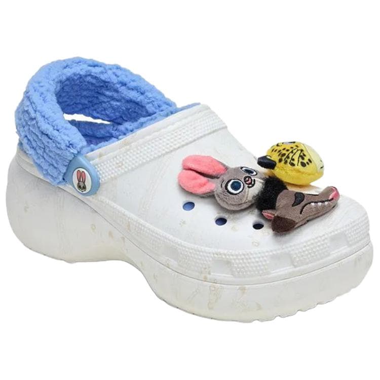 Сабо Crocs x Disney Classic Platform Clog Классический Зверополис Облако Платформа визуально увеличивает рост Сабо Женские - изображение 3