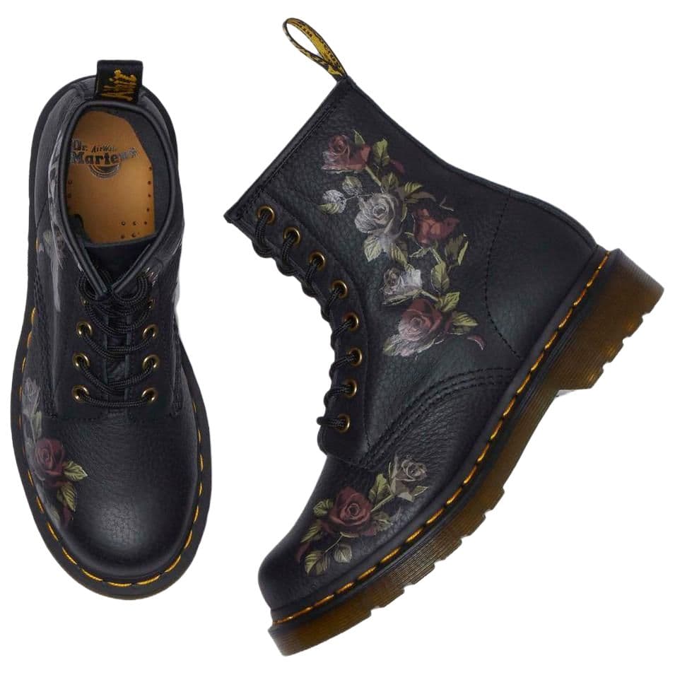 Ботинки Dr.Martens 1460 Кожаные Короткие Армейские Ботинки Женские Черные - изображение 6