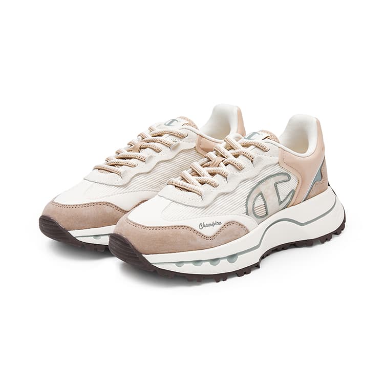 Кроссовки для бега Champion Low Top Беговые кроссовки Женские Светло-серый Умбра Молочно-белый - изображение 3