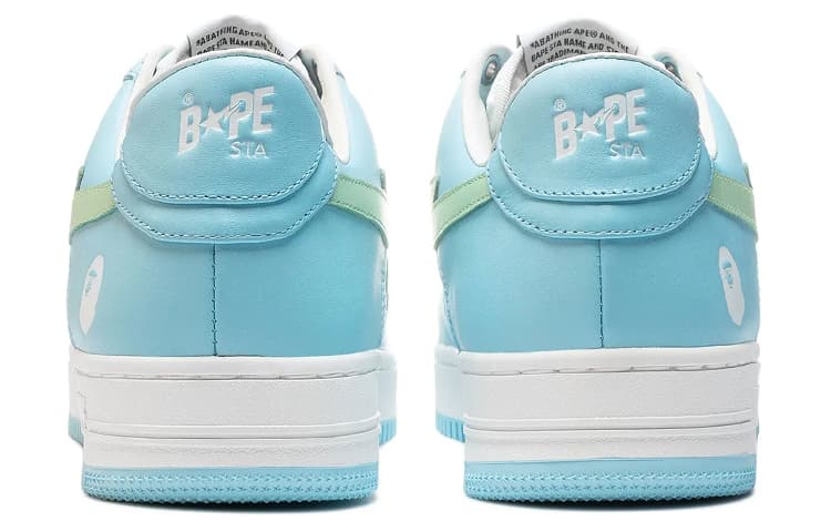 Кроссовки A BATHING APE STA Low Blue Green - изображение 3