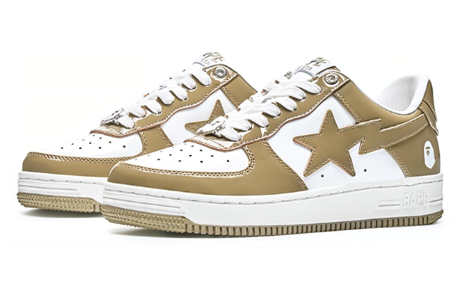 Кроссовки A BATHING APE STA Low White Brown - изображение 3
