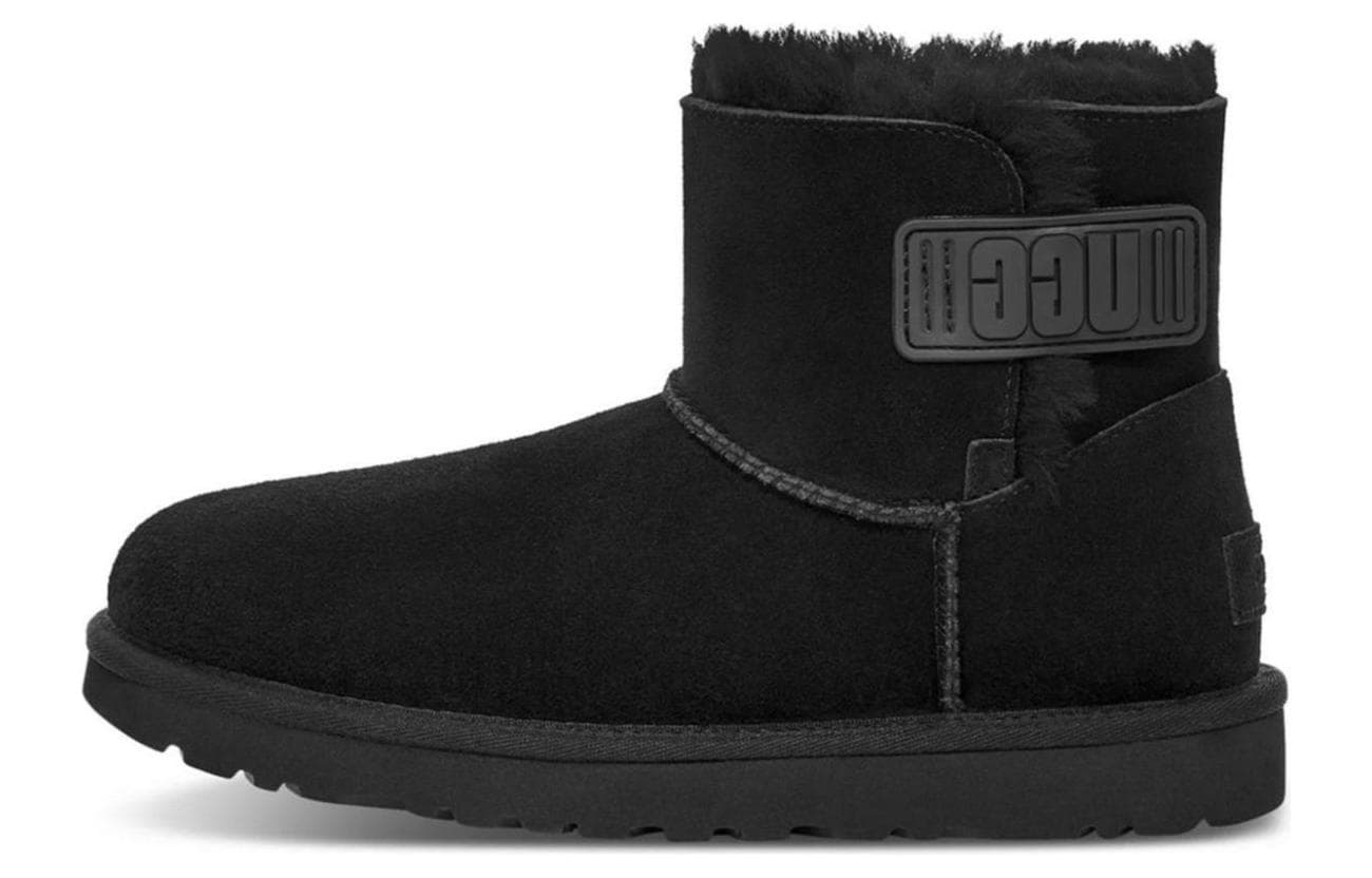 Ботинки зимние UGG Bailey Round Toe Short Boot Black - изображение 1