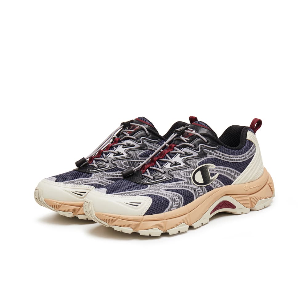 Кроссовки для бега Champion Balance Low Top Беговые кроссовки Мужской Junke Синий Пемзовый Серый - изображение 2