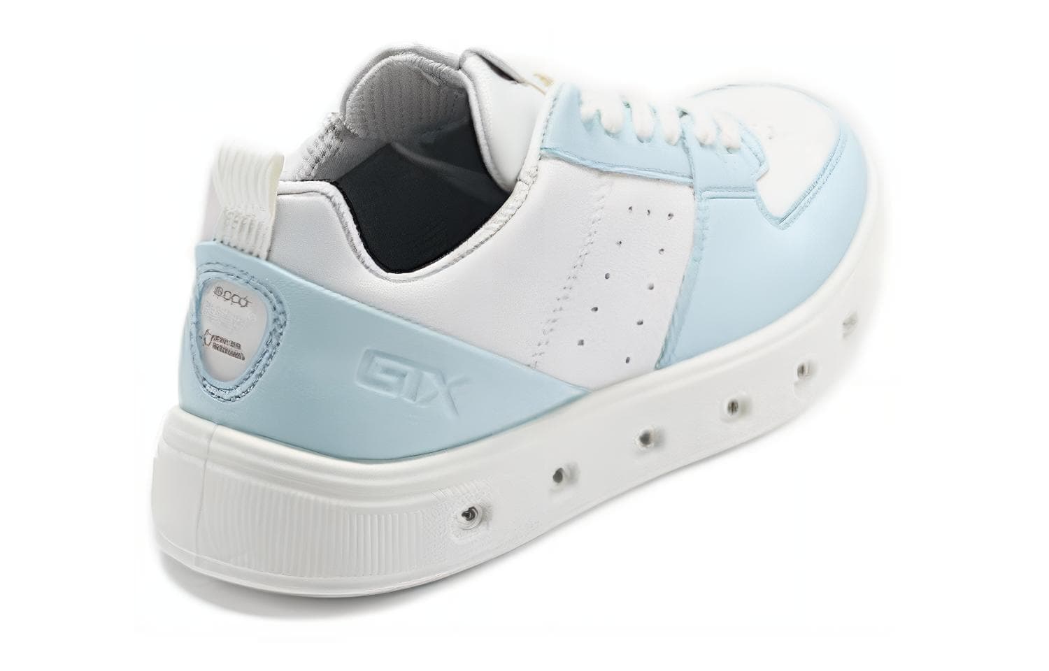 Кроссовки Ecco Classic Low White Blue - изображение 4