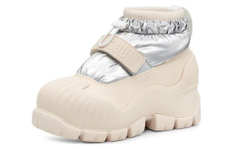 Ботинки зимние UGG Classic Metallic Short Silver - изображение 2
