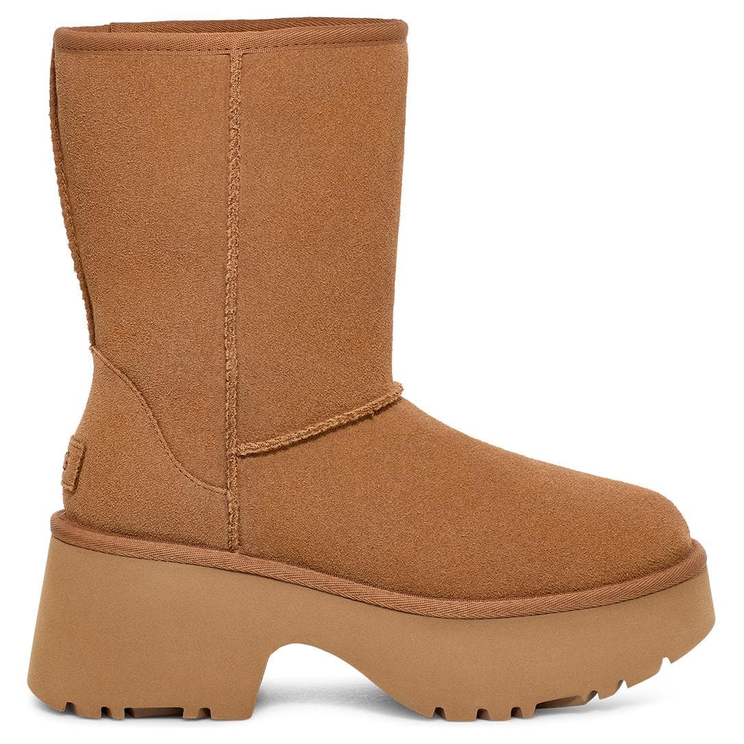 Сапоги UGG Спилок Коровья Кожа Женские Ботильоны Каштанового Цвета - изображение 2