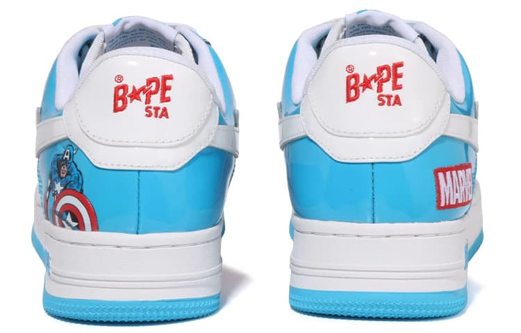 Кроссовки A BATHING APE STA Marvel Captain America - изображение 4
