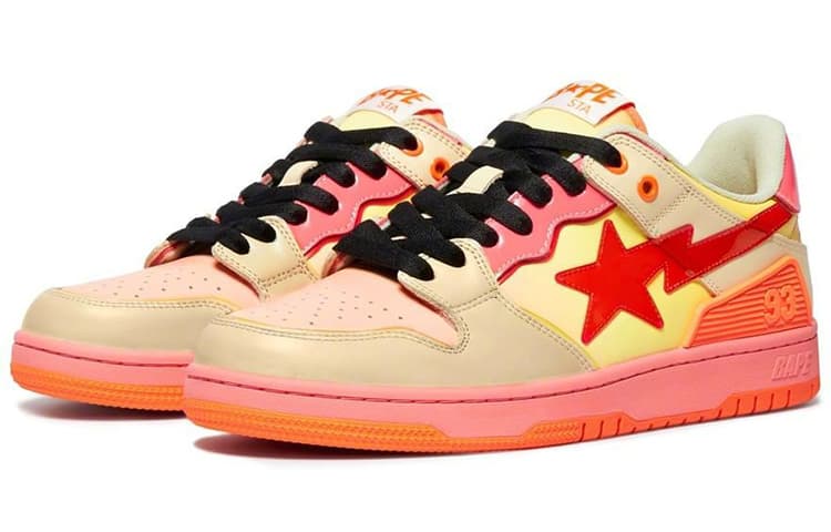 Кроссовки A BATHING APE SK8 Orange - изображение 2