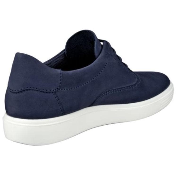 Кроссовки Ecco Classic Leather Low Топ Скейтборд Кроссовки Женские Морской Синий - изображение 3