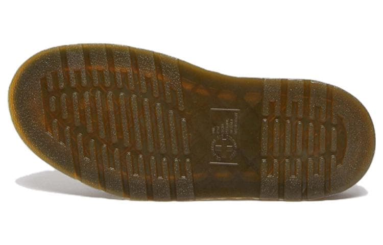 Тапочки Dr.Martens Кожа Повседневная Обувь Женская Темно-Коричневая - изображение 5