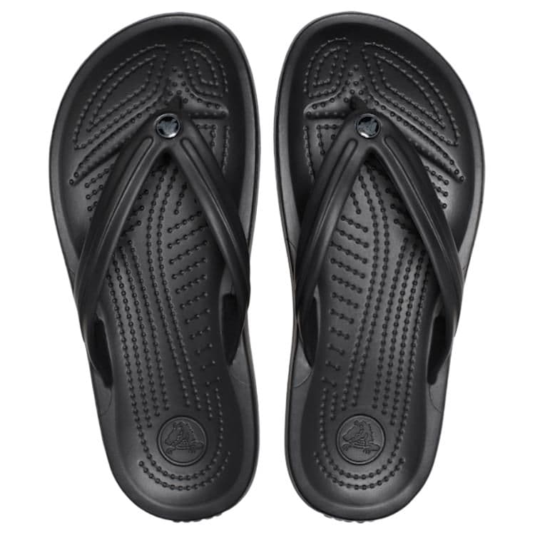 Шлёпанцы Crocs Crocband Быстросохнущие Шлепанцы Унисекс Черные - изображение 4