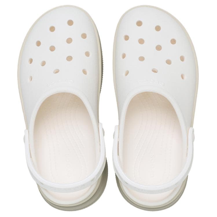 Сабо Crocs Stacked ЭВА Сабо Резиновые Унисекс Белый - изображение 4