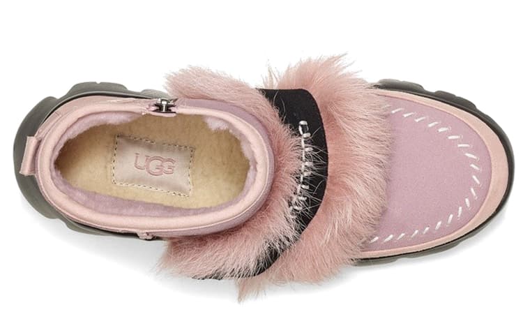 Ботинки зимние UGG Fluff Punk Ankle Boot Crystal Pink - изображение 4